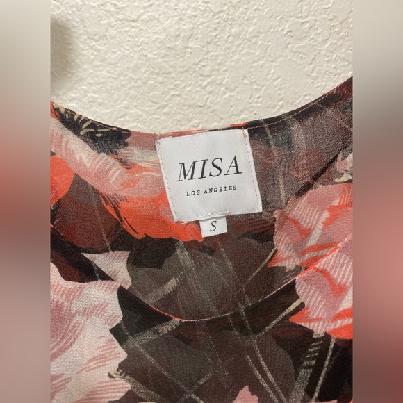 MISA Los Angeles Ruffle Floral Dress - Picture 6 of 6